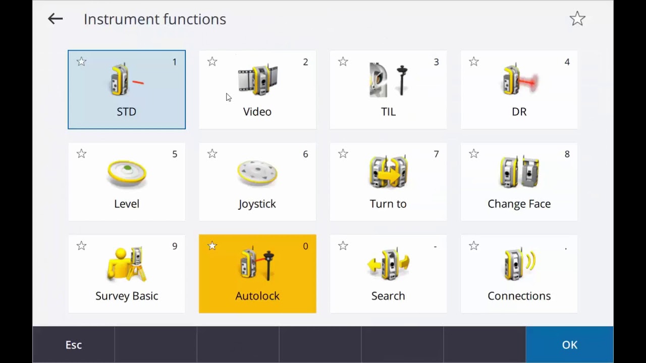 Trimble Access — Измерение кругов