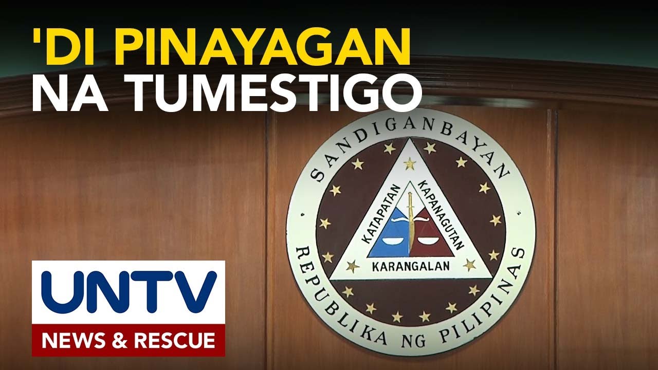 Sandiganbayan, hindi pinatestigo ang 2 witness ng prosekusyon vs 9 DPWH MIMAROPA officials