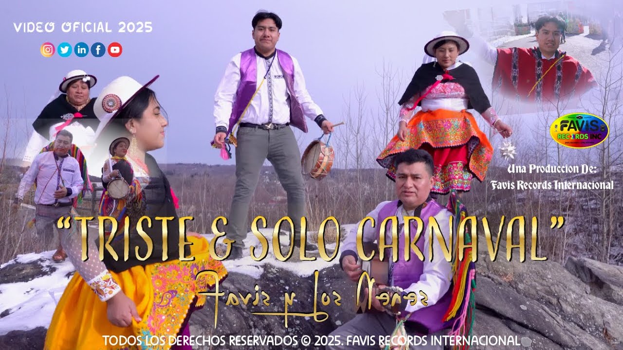 FAVIS y LOS NENES ► TRISTE y SOLO CARNAVAL ♪ [CARNAVALAZO 2025] - VIDEO OFICIAL ✈️😢