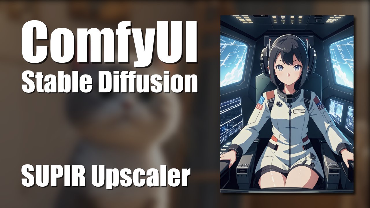 ComfyUI: SUPIR Upscaler | Stable Diffusion | German | English Subtitles