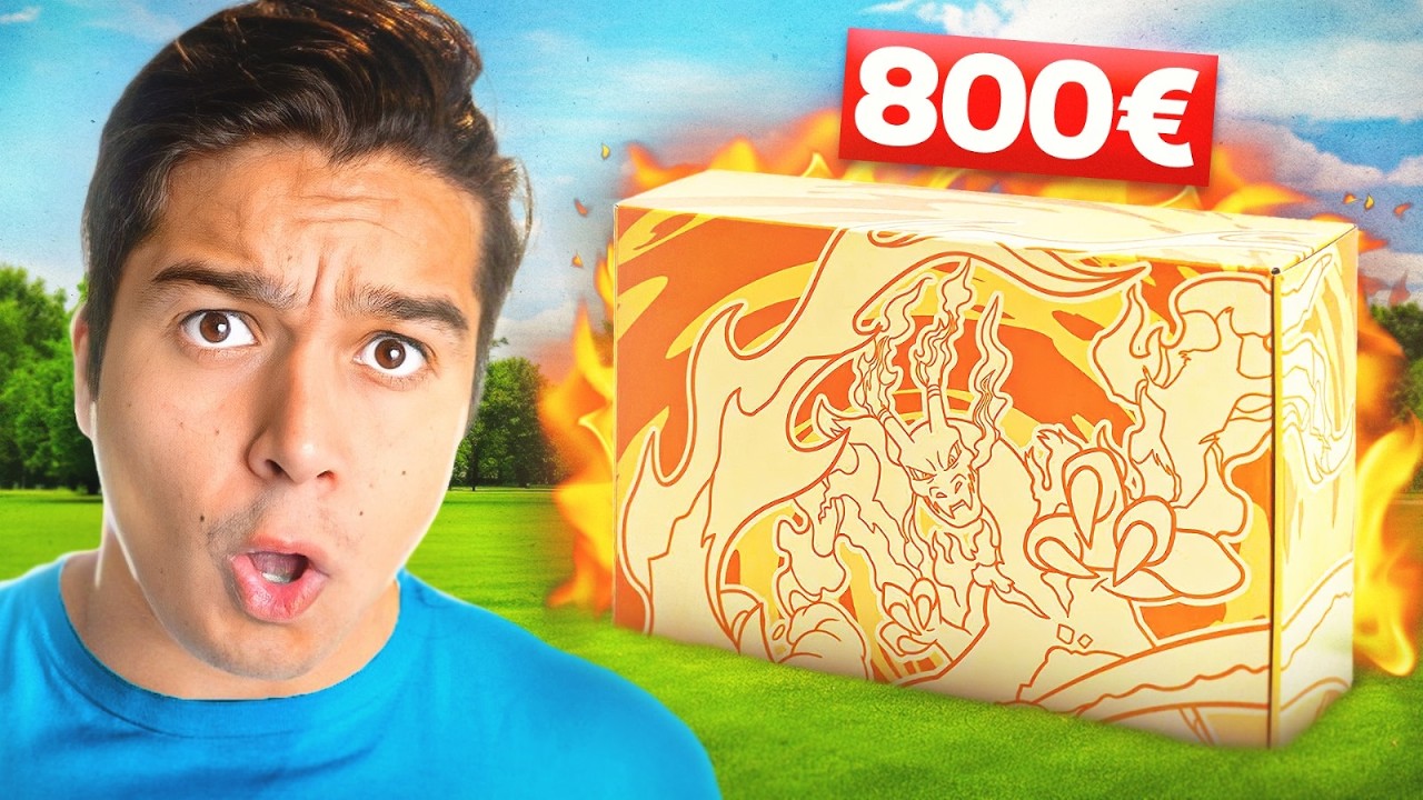 730€ Dans Une Boite Géante Dracaufeu !