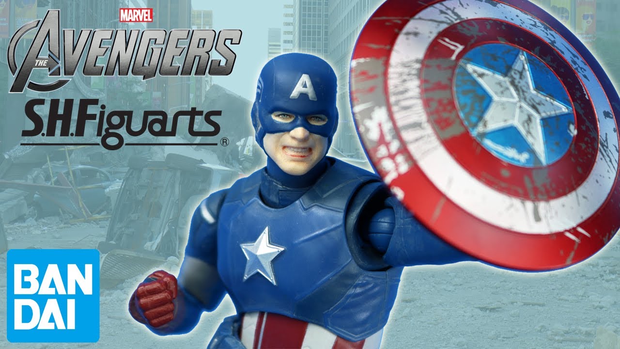 SH Figuarts CAPITÃO AMÉRICA Avengers Assemble Edition Bandai - Vingadores 2012 Action Figure Review