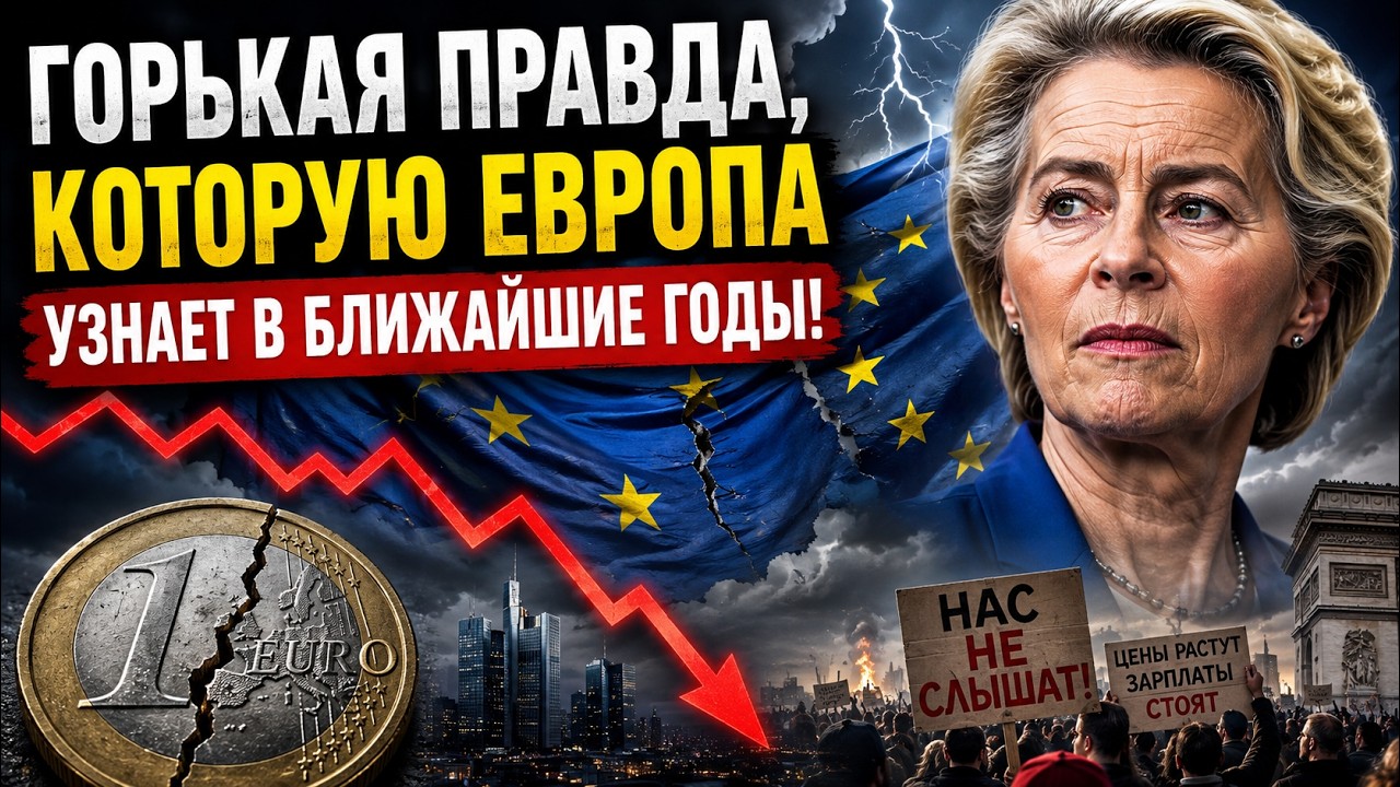 🥇 The bitter truth that Europe will learn too late!