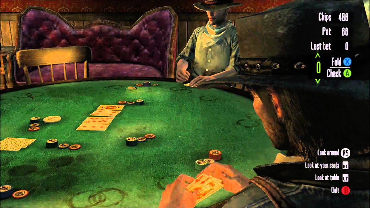 Xbox 360 Walkthrough - Red Dead Redemption - The Third Poker Game In Armadillo