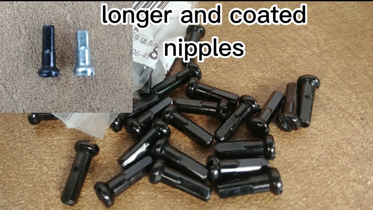pagpalit ng nipples isa isa sa mtb wheelset (black coated 14mm spokes)