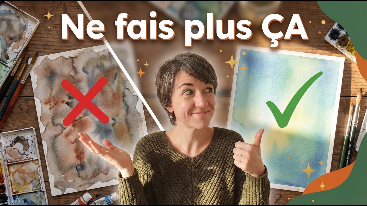 5 Erreurs qui RUINENT tes Aquarelles (et comment les corriger) 🎨