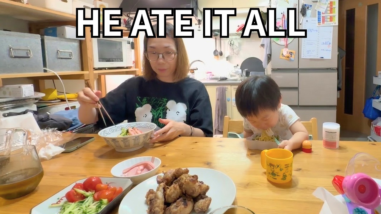 My Toddler Ate All My Dinner Prep… But We Still Had the Best Night | Tiny Okinawa Apartment Mom Life