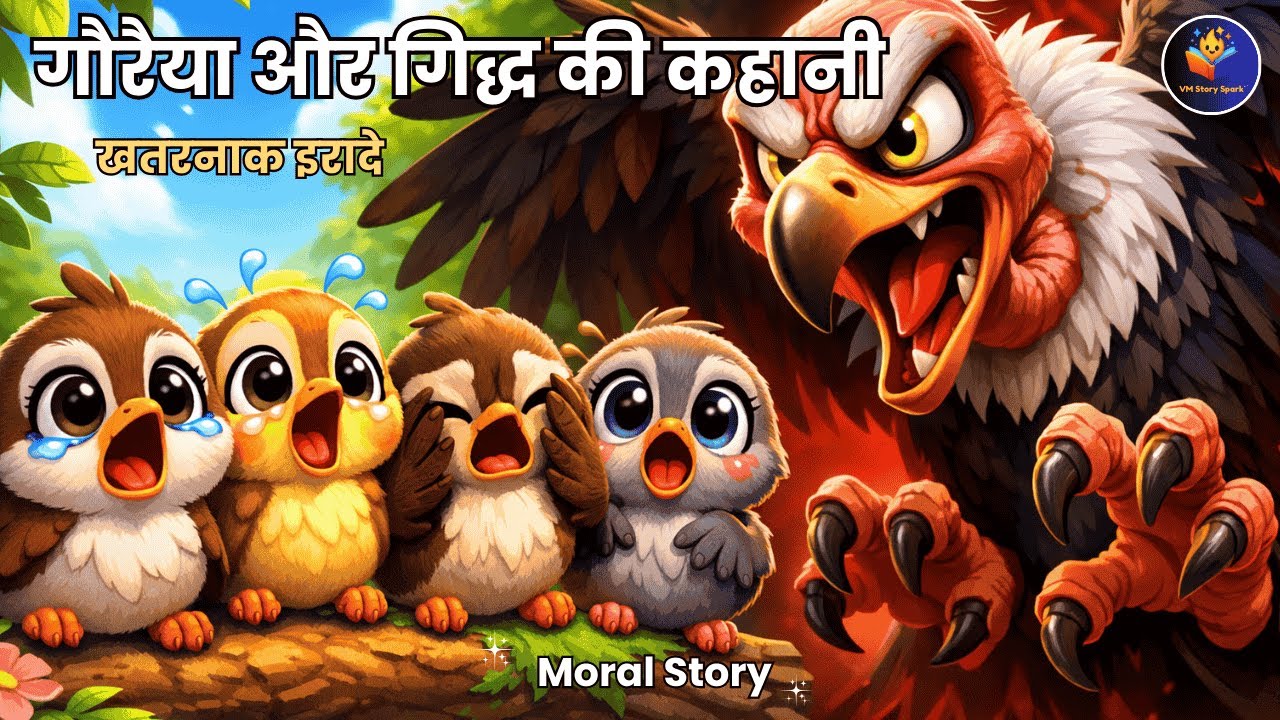 गौरैया और गिद्ध की कहानी I The story of the sparrow and the vulture