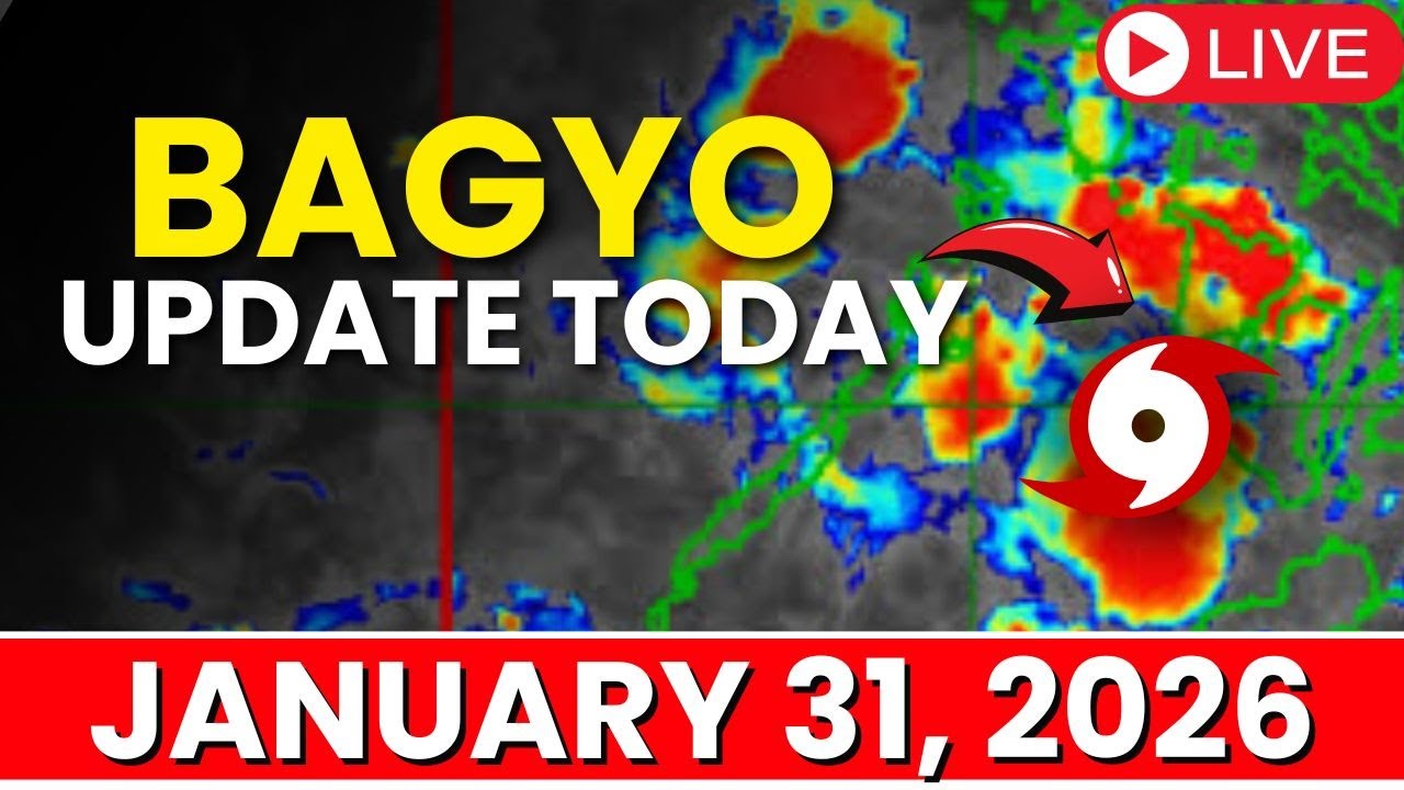 Bagyo Update Today January 31, 2026 | Low Pressure Area in the Philippines Today Update