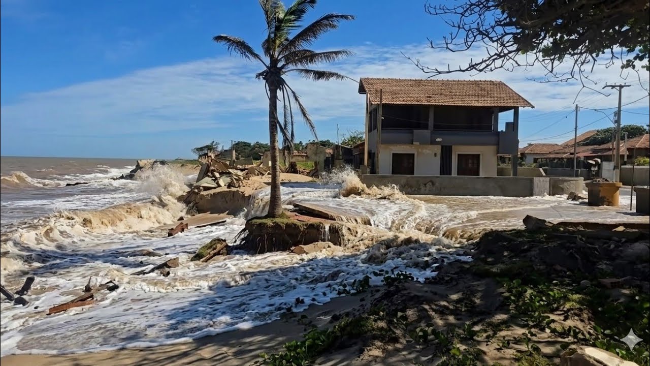A DESTRUIÇÃO DE ATAFONA COM A RESSACA