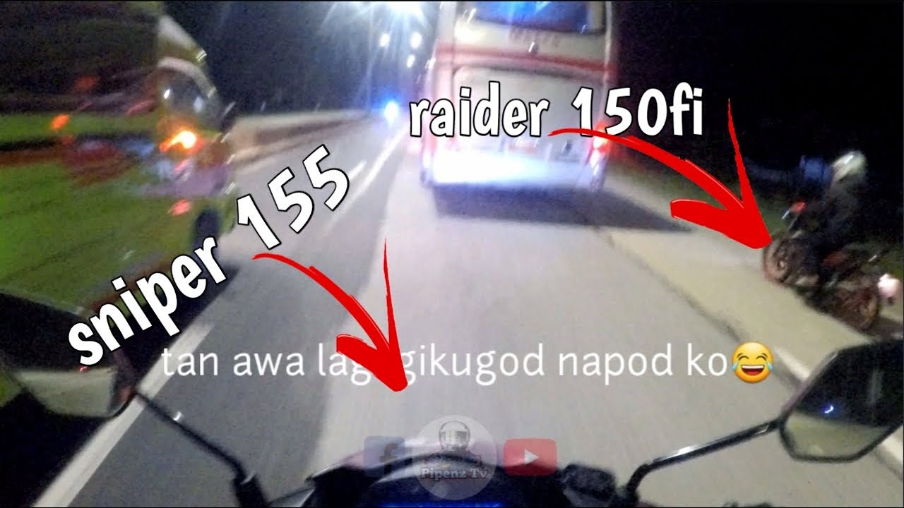 RAIDER 150FI VS SNIPER 155 TOP SPEED