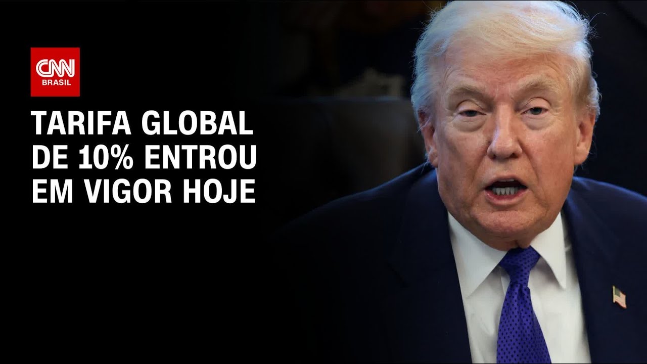 Tarifa global de 10% imposta por Trump entrou em vigor hoje | CNN 360º