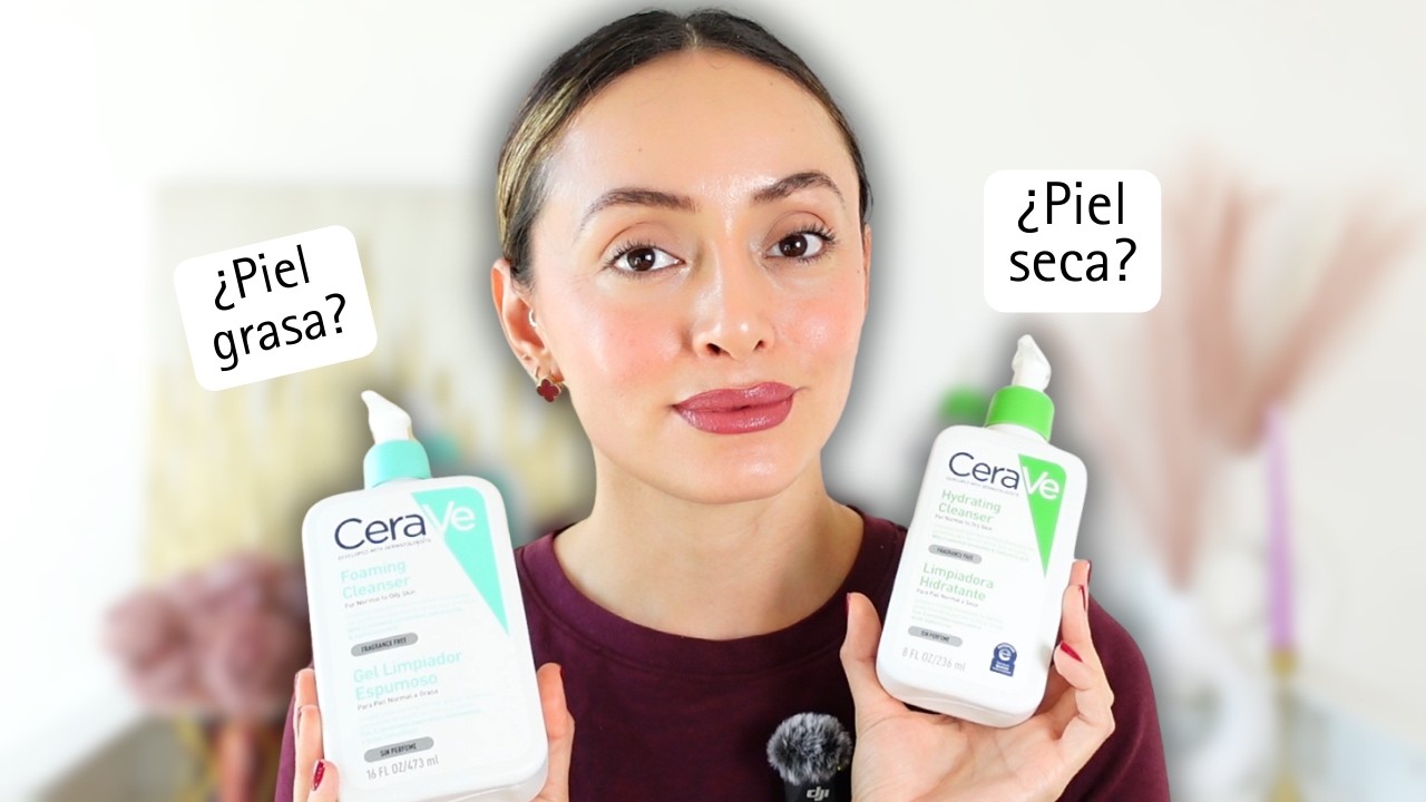 CeraVe ¿Cuál elegir según TU tipo de piel? | Limpiador Hidratante vs. Espumoso