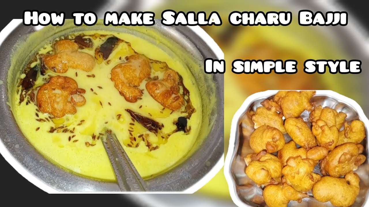 How to Make Salla Charu Bajji | Street Style Bajji Recipe