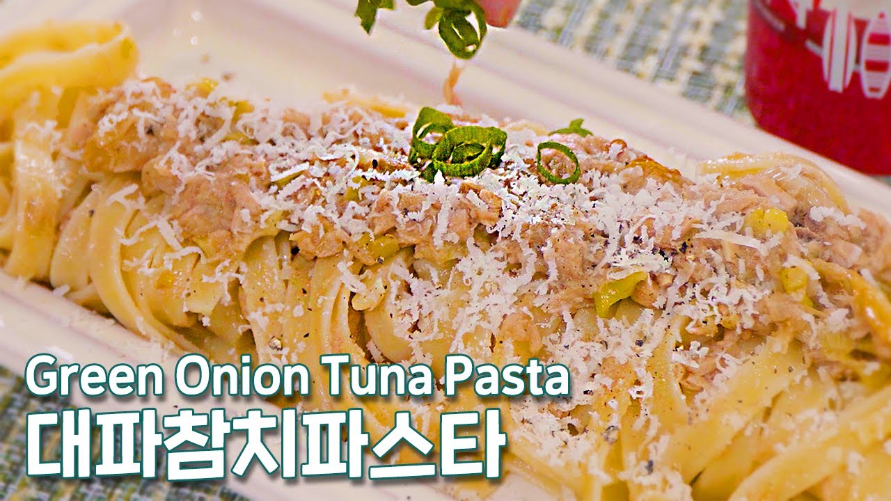 Паста сделана из Can Tuna visual ..? | Приготовление пасты с зеленым луком и тунцом