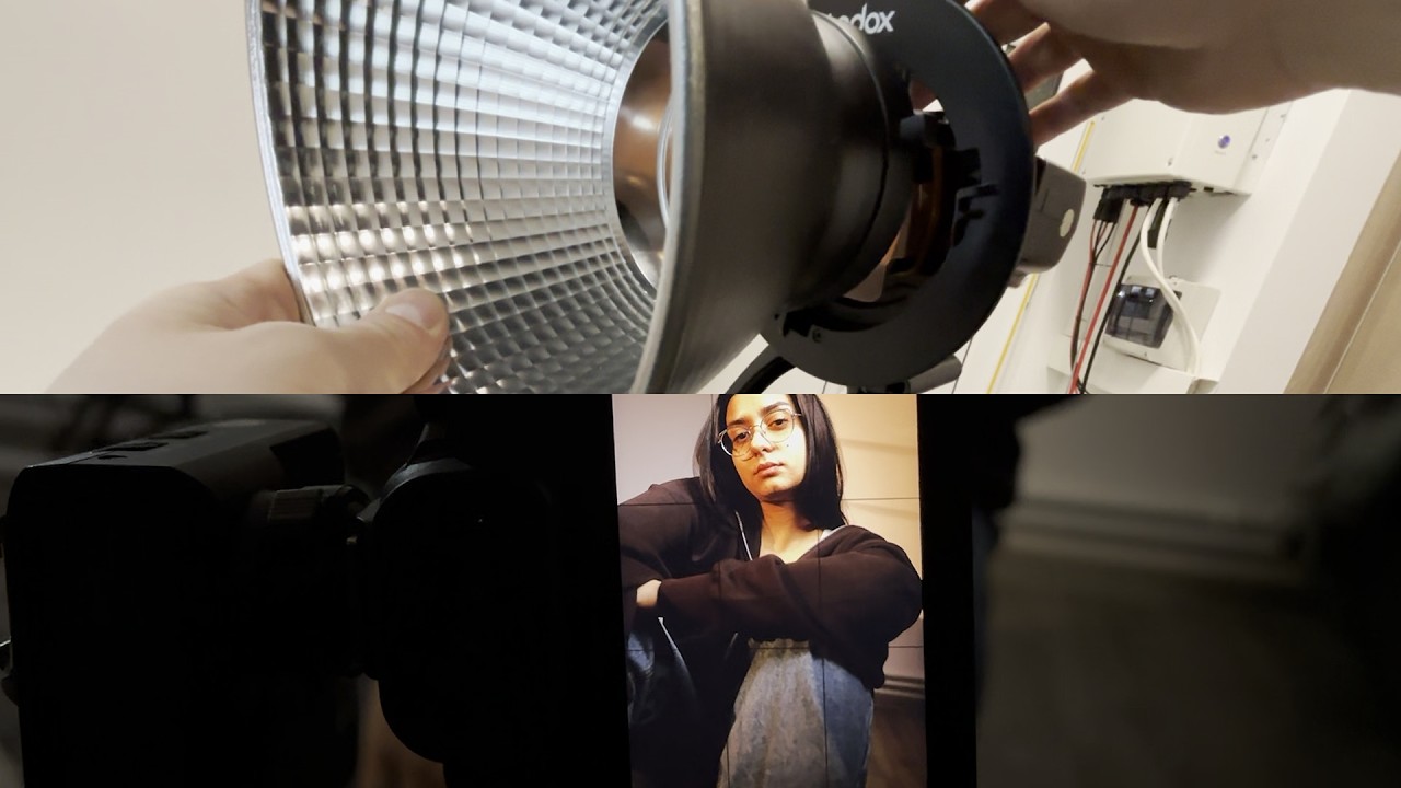 How to shoot photos at home| DIY light projection with a speedlight