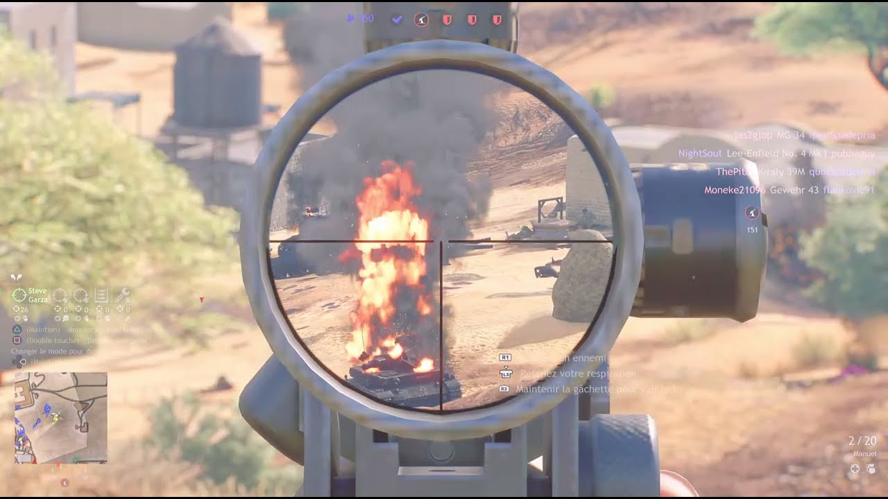 Enlisted PS5 : #1 Tuto full sniper position stratégique Ferme Al Jabard Invasion alliés