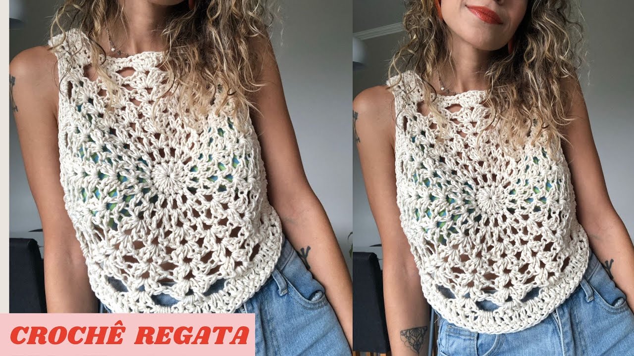 REGATA DE CROCHÊ REDONDA - TUTORIAL PASSO A PASSO CROCHET