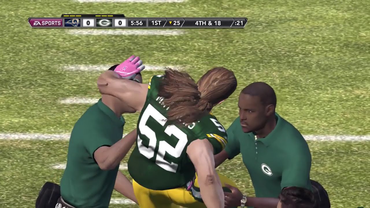 Madden NFL 12 Gameplay - Franchise mode - St. Louis Rams vs Green Bay Packers