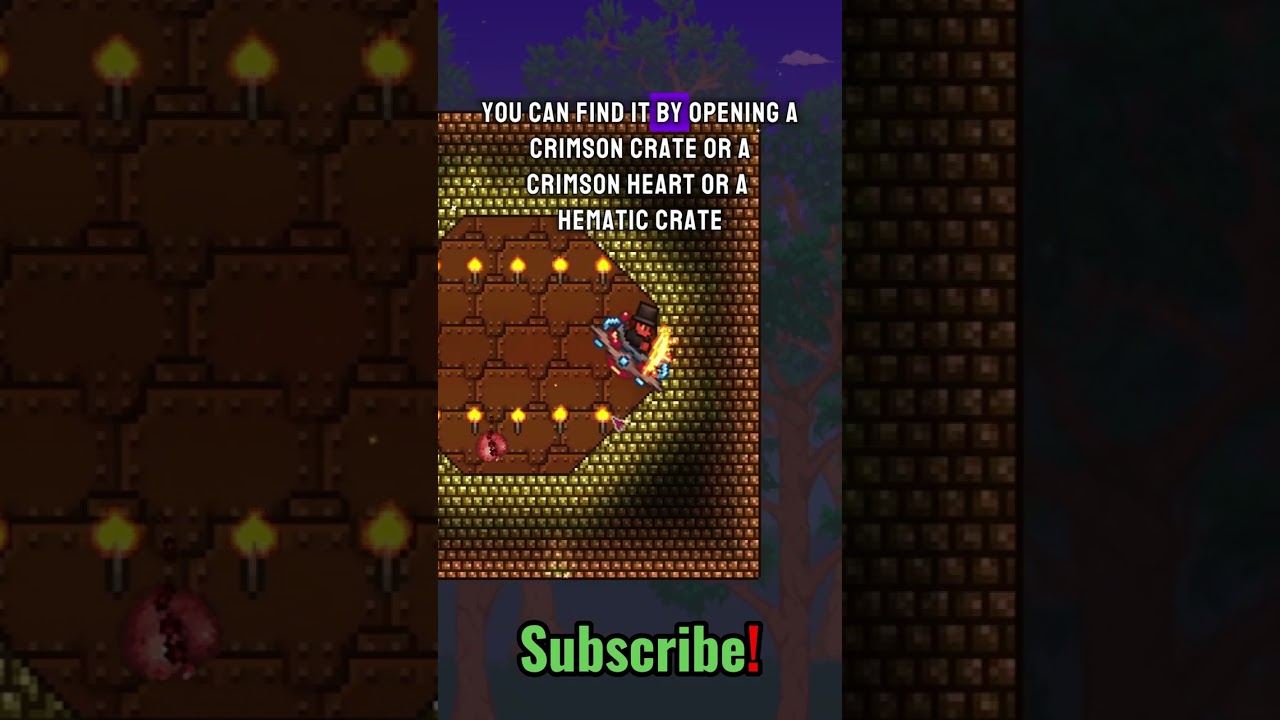 How to get the Crimson heart light pet in Terraria!