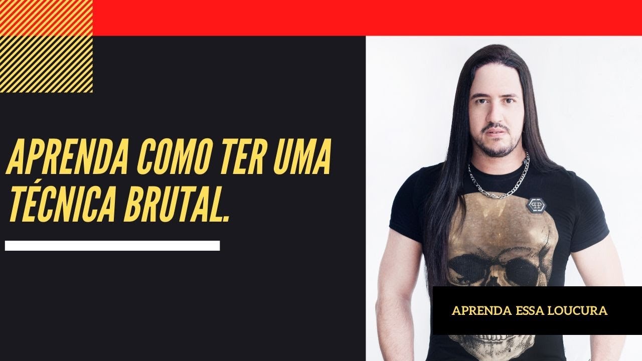 APRENDA COMO TER UMA TÉCNICA BRUTAL NA GUITARRA