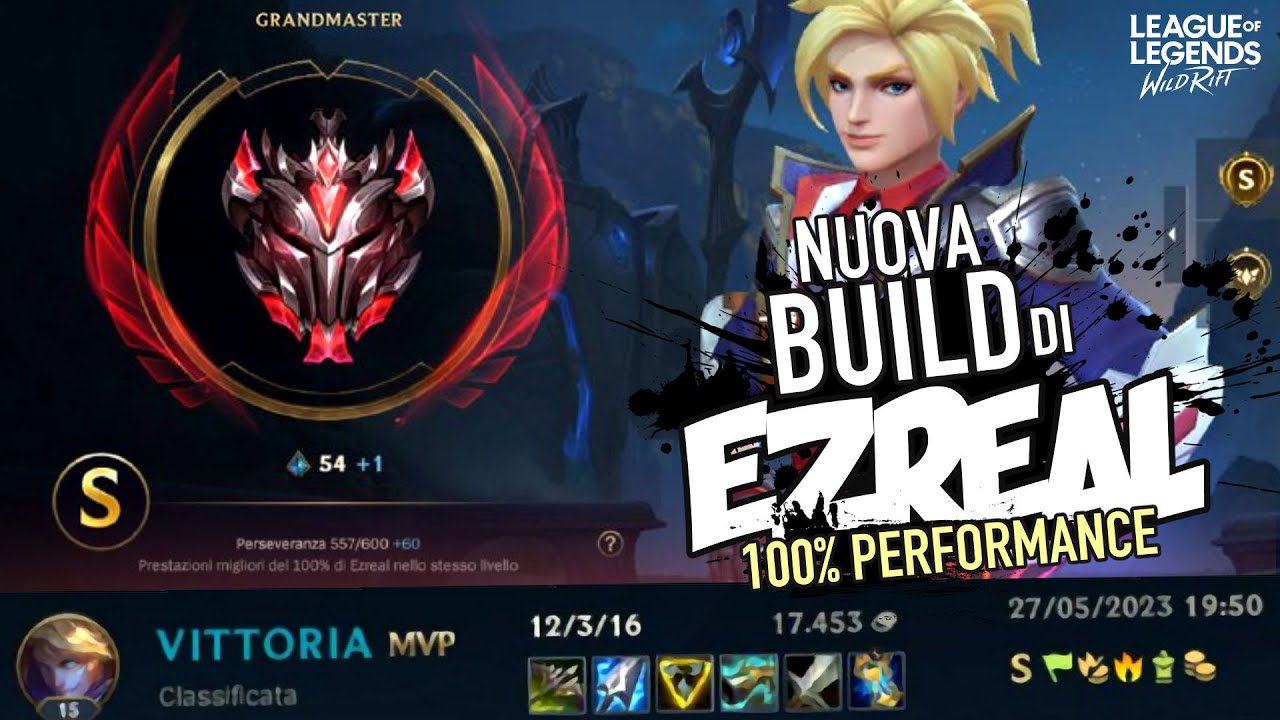 LA MIA NUOVA BUILD DI EZREAL! | 100% Performance in Challenger Elo
