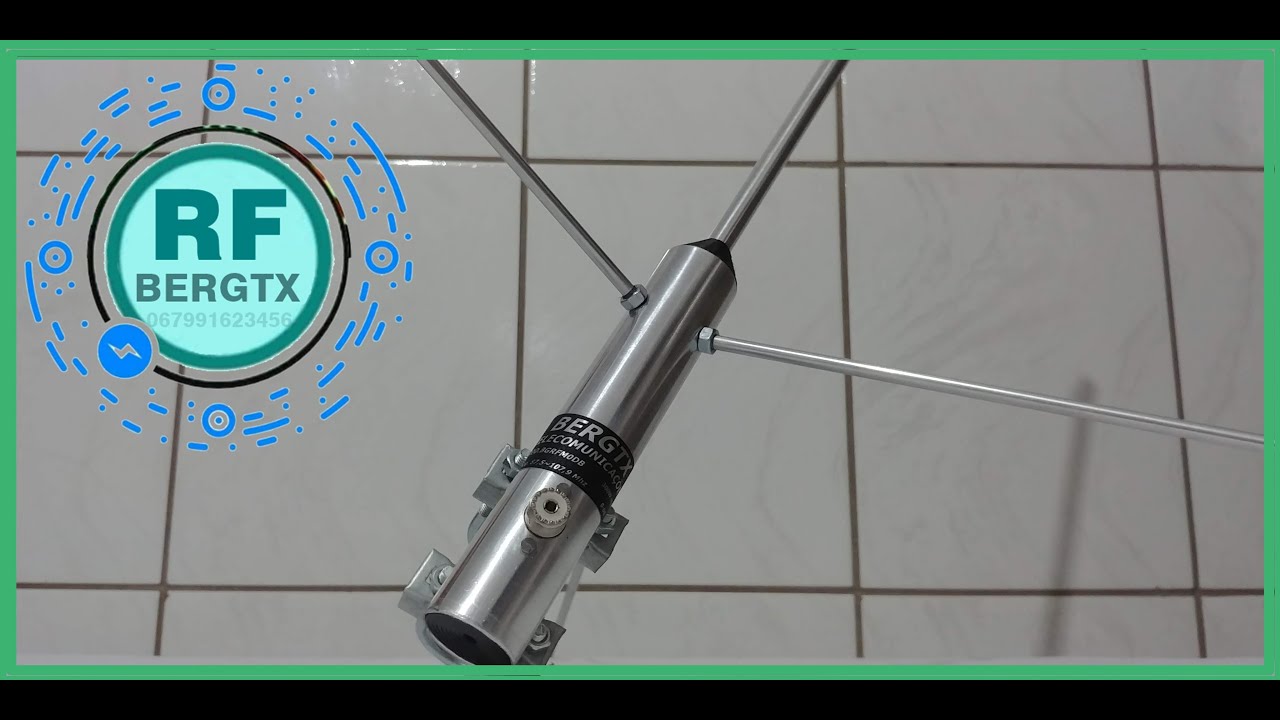 Antena Plano Terra FM 0db BERGTX Mod.BRGFM0DB #BERGTX