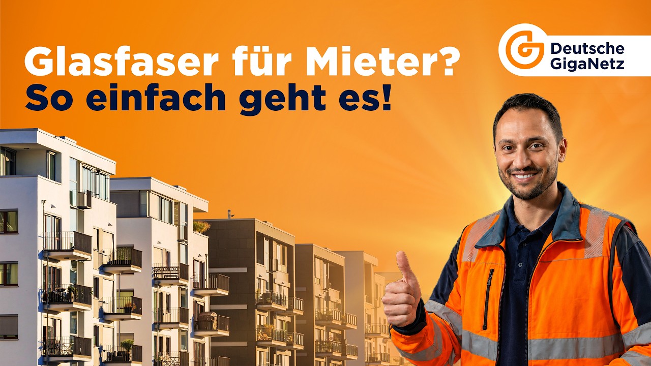 Glasfaser f&uuml;r Mieter &ndash; Unser Mitarbeiter erkl&auml;rt, wie einfach der Anschluss im Mehrfamilienhaus geht