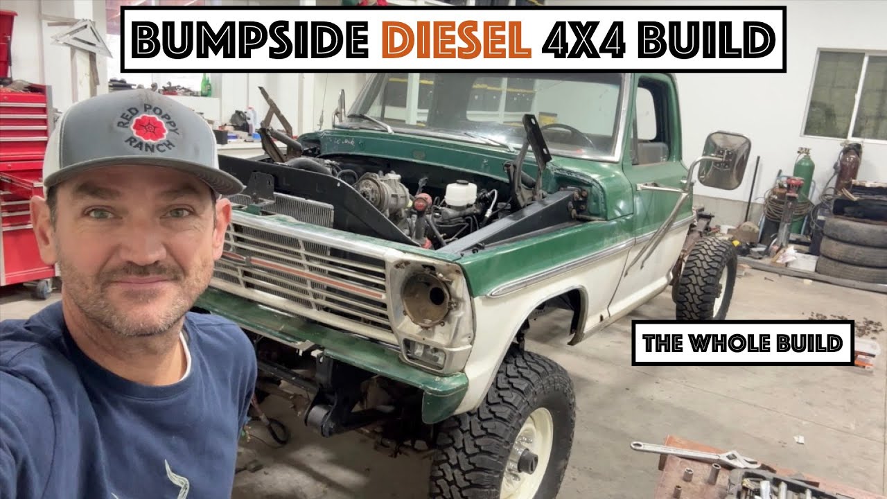 Bumpside Diesel Build From Start To Finish! 7.3 idi, zf5, Body Swap, Super Duty Axles.