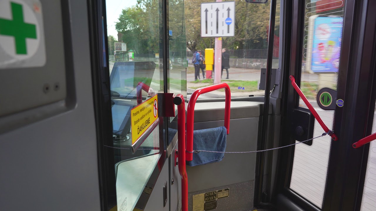 Slovakia, Bratislava, bus x5 ride from Segernova to Molecova