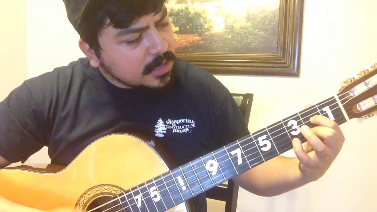 Como Tocar Las Ciudades Guitarra (Requinto y Acordes) Jose Alfredo Jimenez
