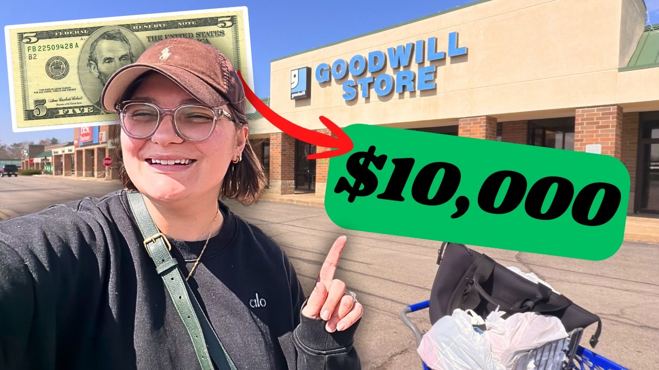 WE HIT $5,000!! DAY 25 OF TURNING $5 INTO $10K BY THRIFTING!
