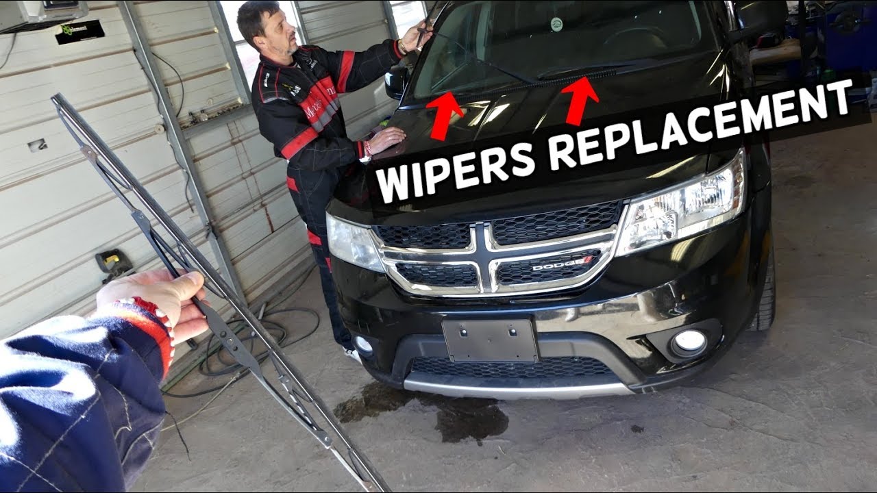 DODGE JOURNEY WINDSHIELD WIPERS REPLACEMENT REMOVAL FIAT FREEMONT