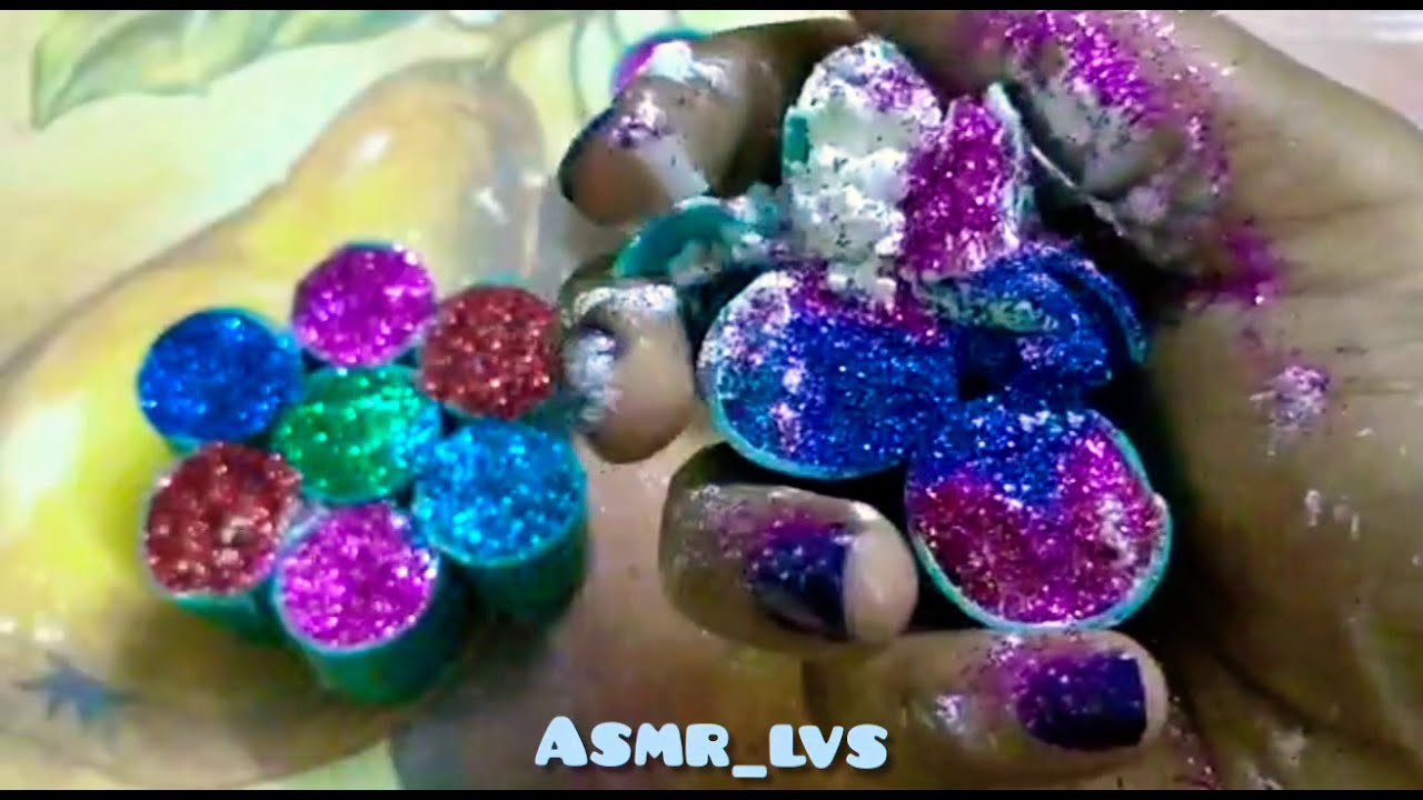 Glitter Starch boxes...🤩 #asmr