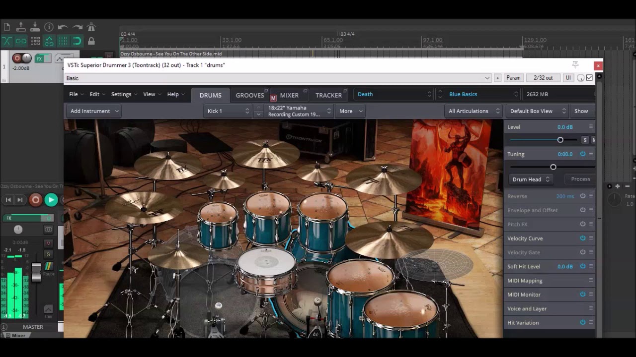 Ozzy Osbourne See You On The Other Side Drum Track