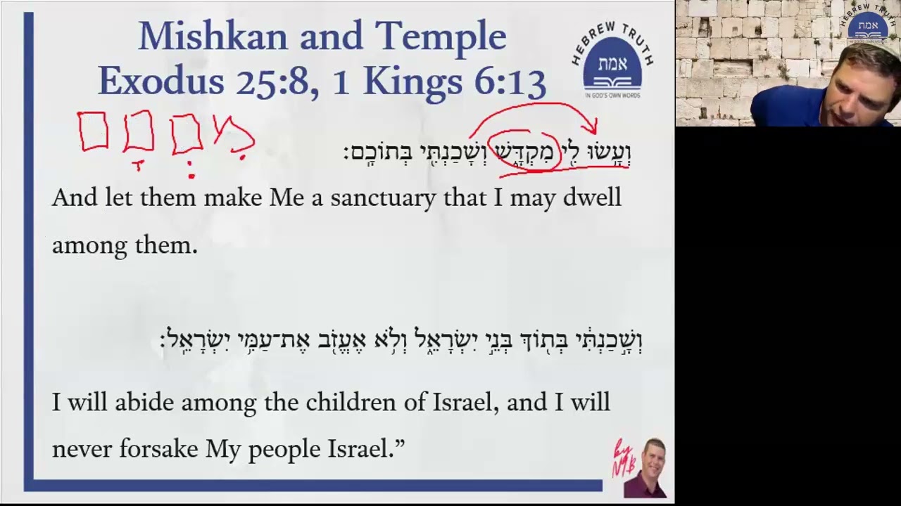 Parashat Terumah and the Haftarah -  the MIQTAL noun pattern in Hebrew