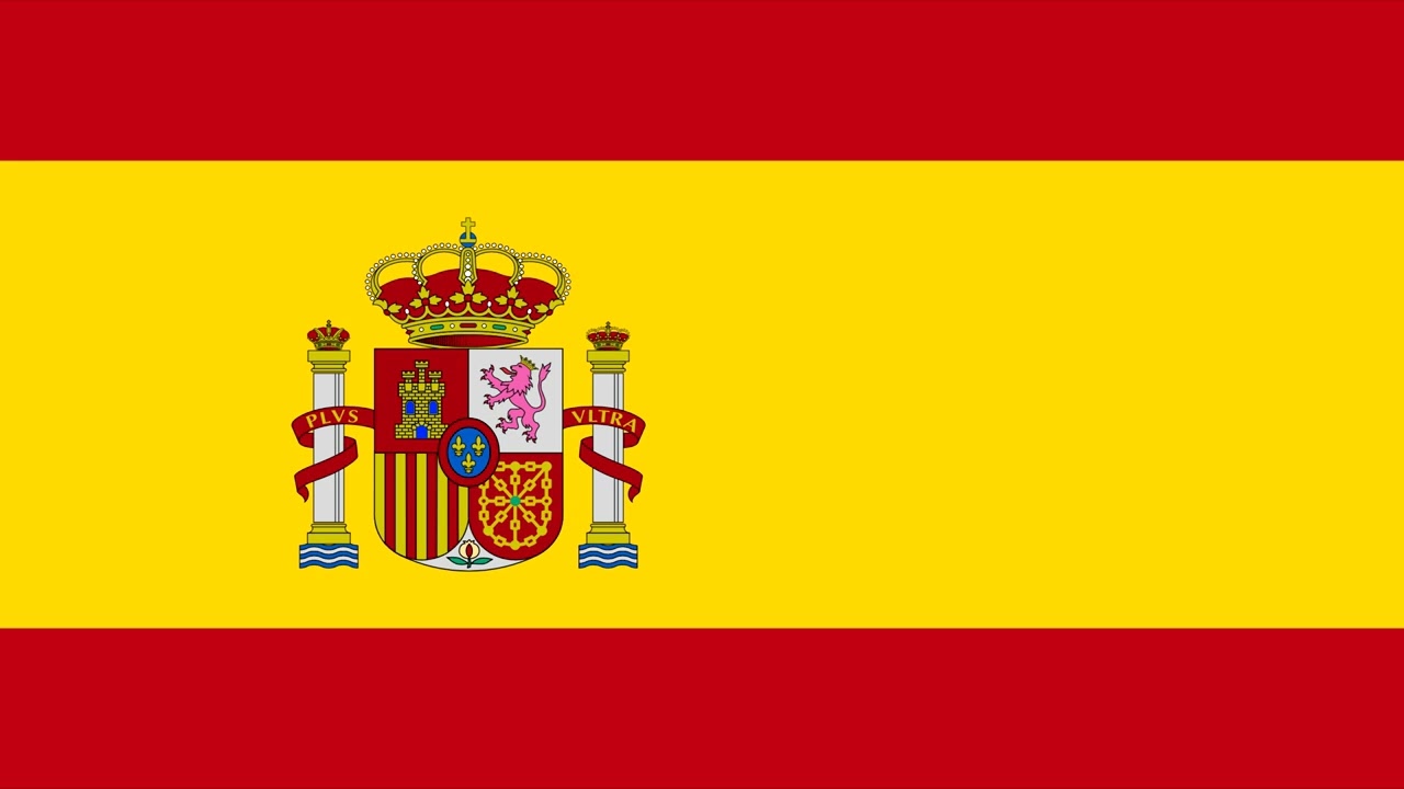 [1 HOUR] Country Flag | Spain | UHD 4K