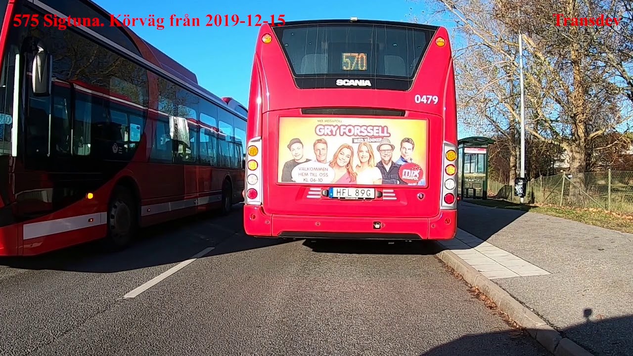 Transdev575 Sigtuna från 2019-12-15