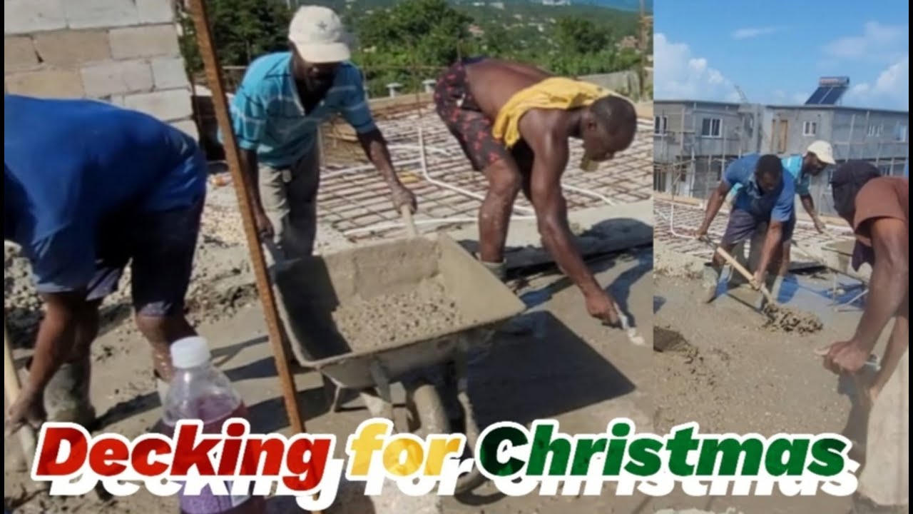 Building My Dream House In Jamaica. How to Deck A Concrete House In Jamaica. Home for the Holidays.