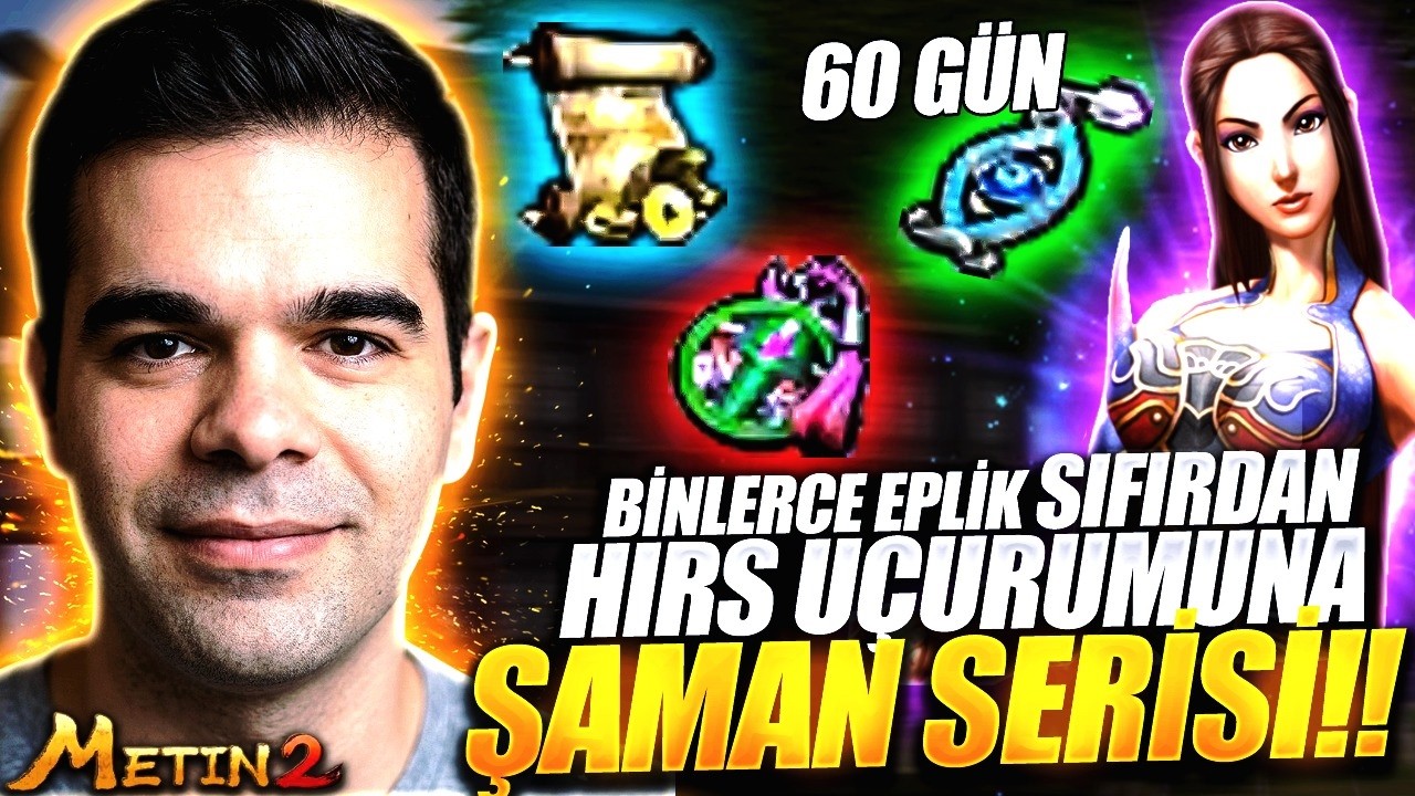 BİNLERCE EPLİK SIFIRDAN HIRS U&Ccedil;URUMUNA ŞAMAN SERİSİ 😱 &Ccedil;OK ŞANSLI BAŞLADIK 🔥  Metin2 TR Lucifer #1