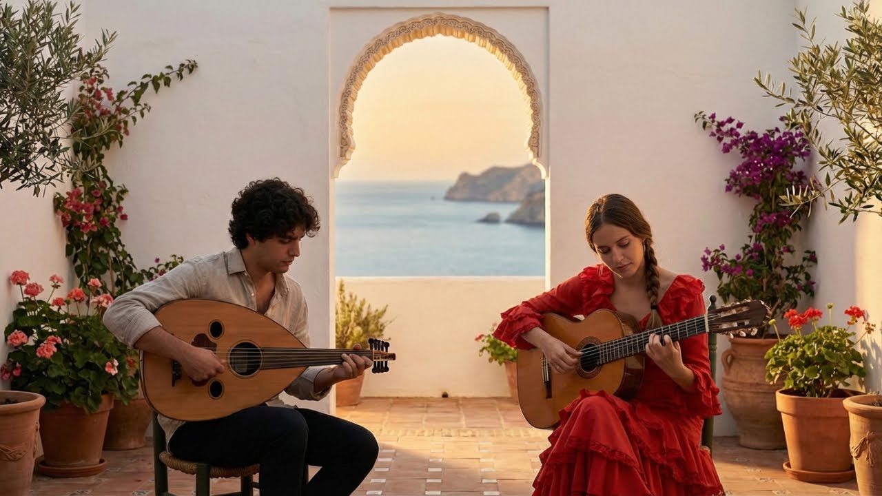 Sunset in Andalusia 🌅 | Emotional Oud & Spanish Guitar