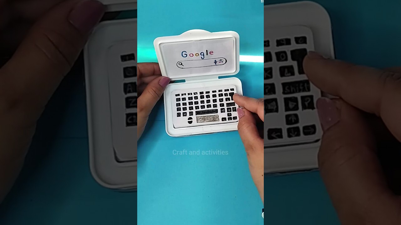 Reuse Of Plastic Lid Of Wet Wipes | Mini Drawing Kit | Mini Art Box | Mini Laptop