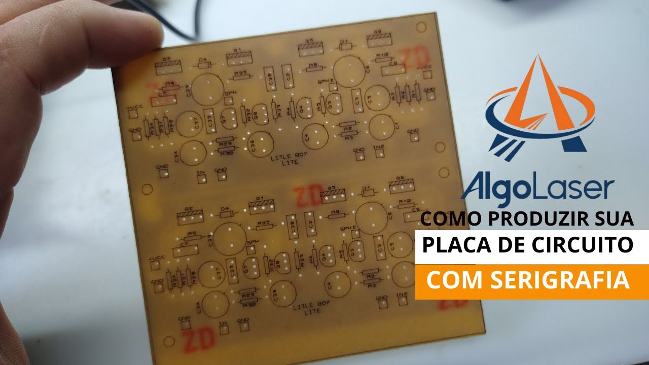 Passo a passo de Como produzir uma Placa de circuito impresso com gravadora Laser da Algolaser