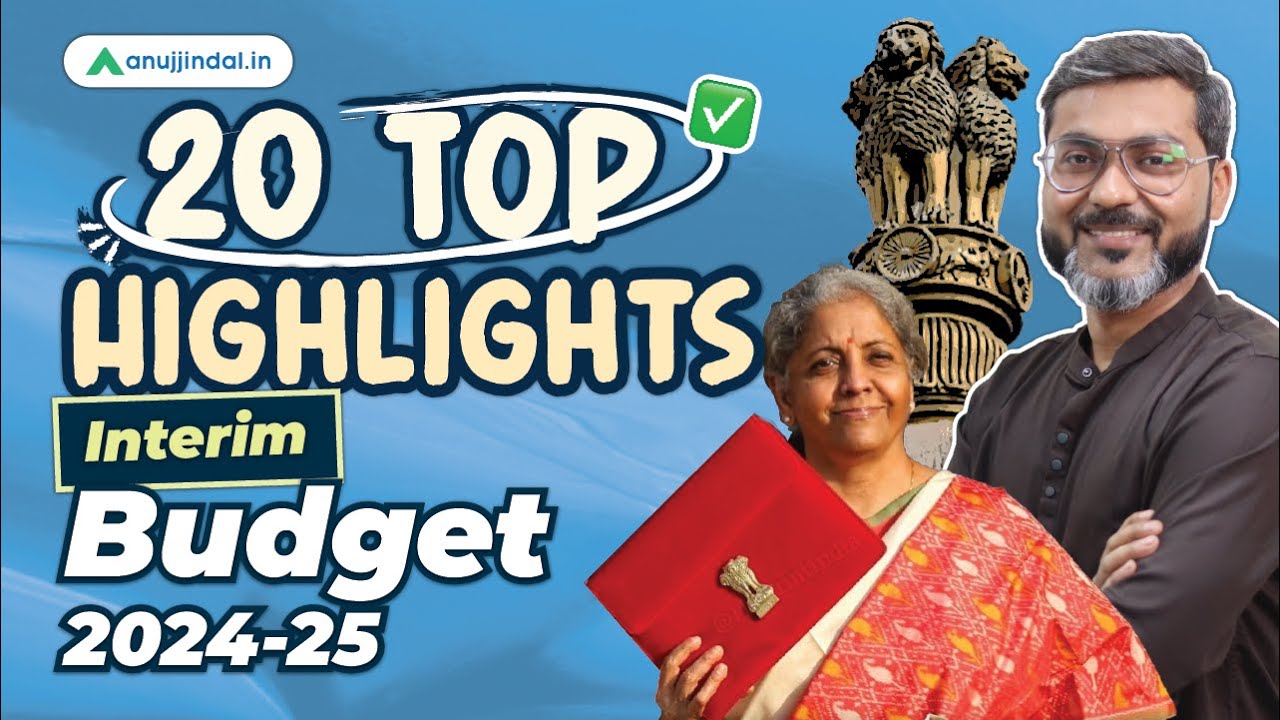 Budget 2024 Live | Key Highlights of Interim Budget 2024 | Union Budget 2024-25 | RBI Grade B 2024