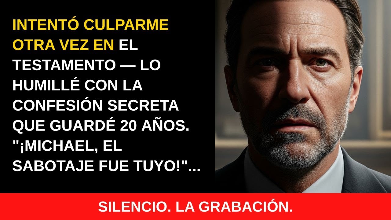 Mi hermano me humilló en el testamento para robar todo—revelé el audio que probaba que él saboteó...