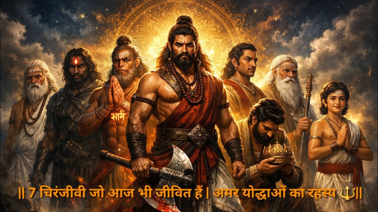 7 चिरंजीवी जो आज भी जीवित हैं | अमर योद्धाओं का रहस्य 🔱