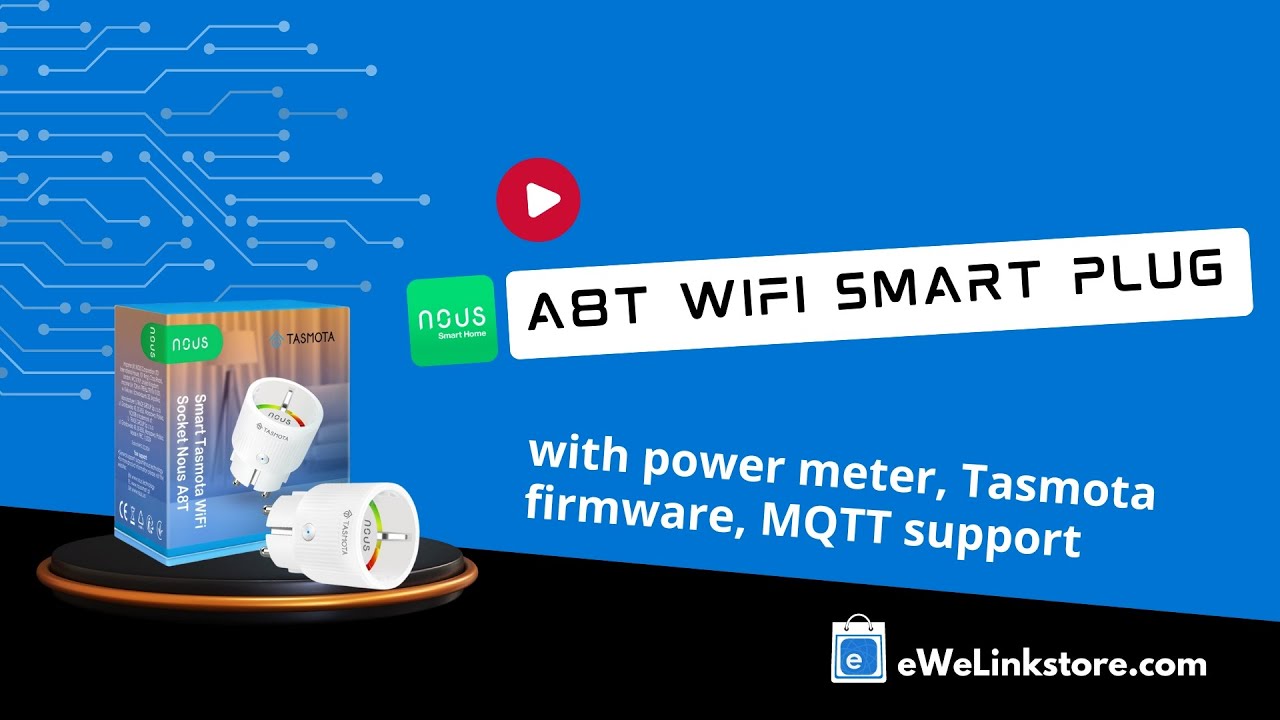 Nous Wifi Socket Tasmota A8T