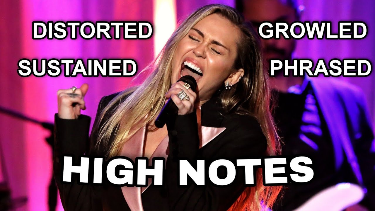 Miley Cyrus - High Notes Compilation!