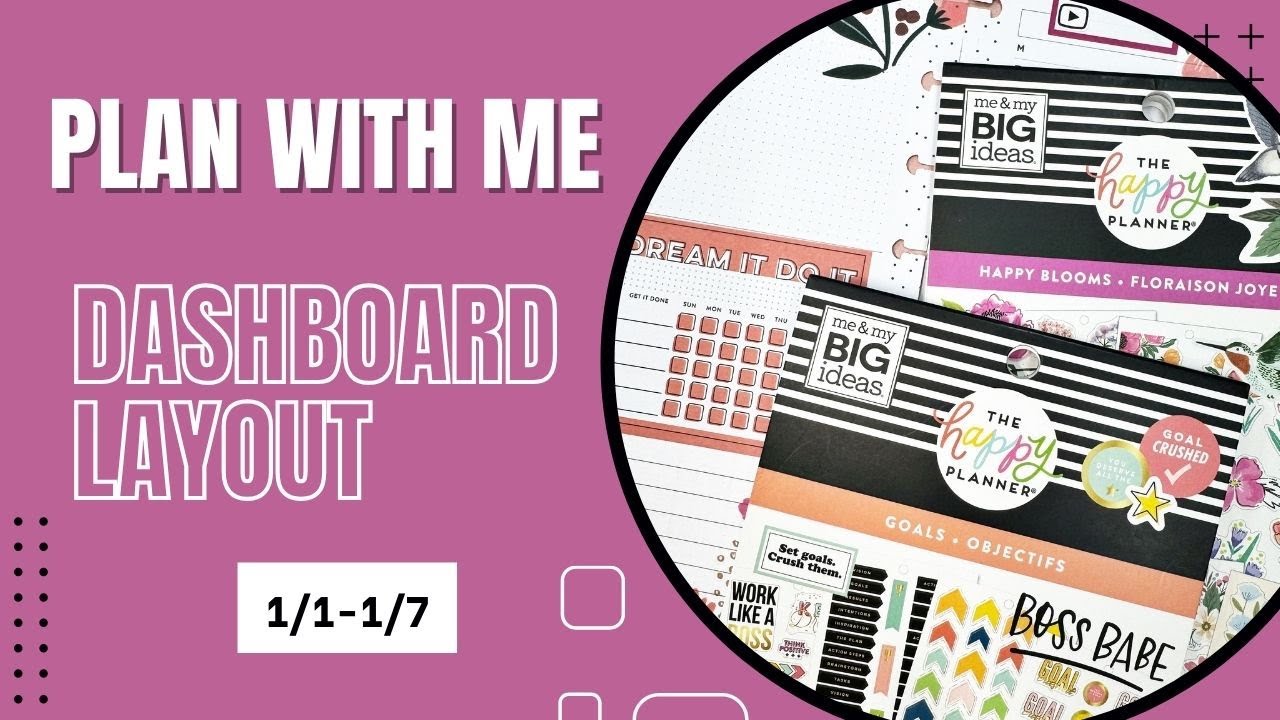 Plan With Me | Dashboard Layout