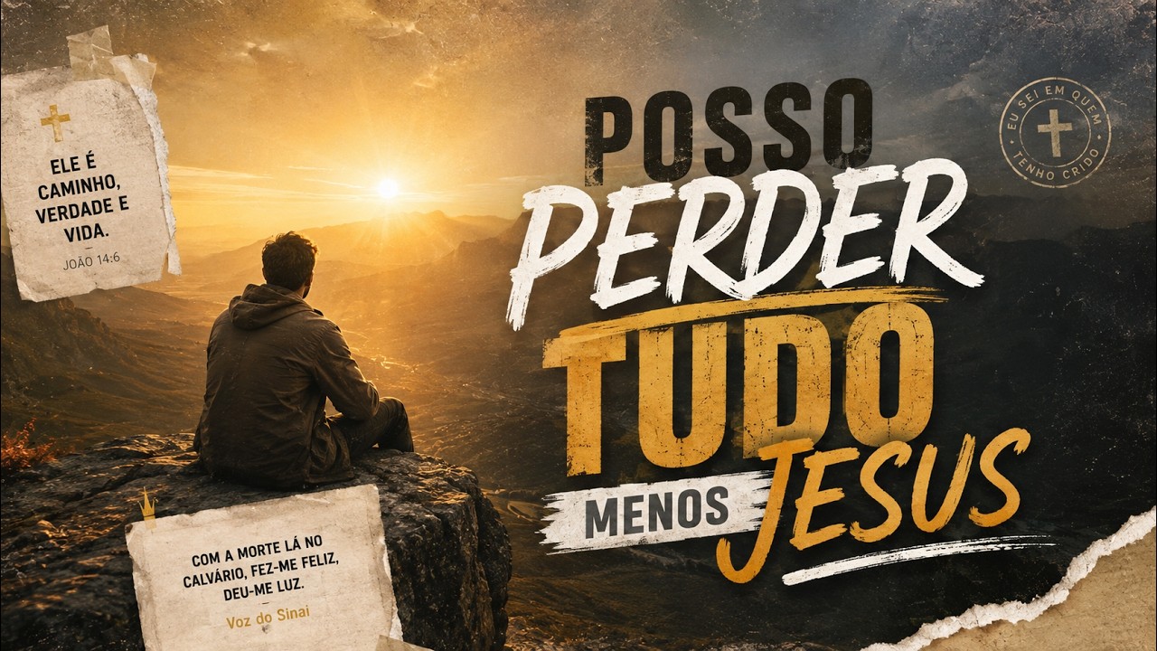 Posso Perder Tudo Menos Jesus - Hinos Antigos | Voz do Sinai